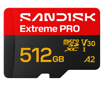 Karta pamięci Sandisk 512GB microSDXC Extreme Pro UHS-I 250/170 MB/s